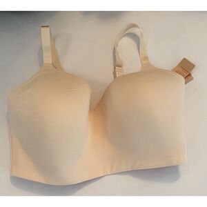 ThirdLove 24 7 Wireless T Shirt Bra Soft Pink Size L++ G++ Full Coverage